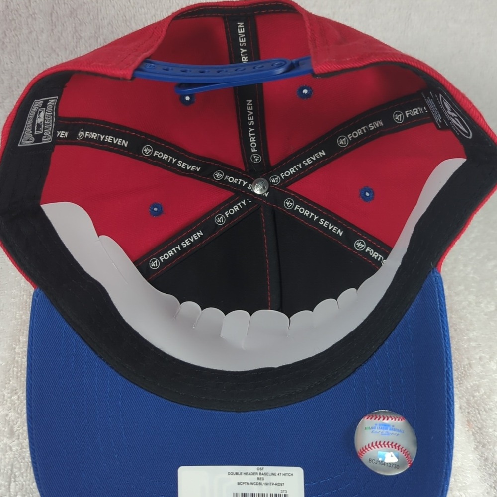 Philadelphia Phillies 47 Brand Cooperstown Hitch Snapback Adjustable Adult Hat - Picture 7 of 8